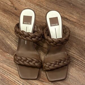 Dolce Vita Tan Braided Mules
